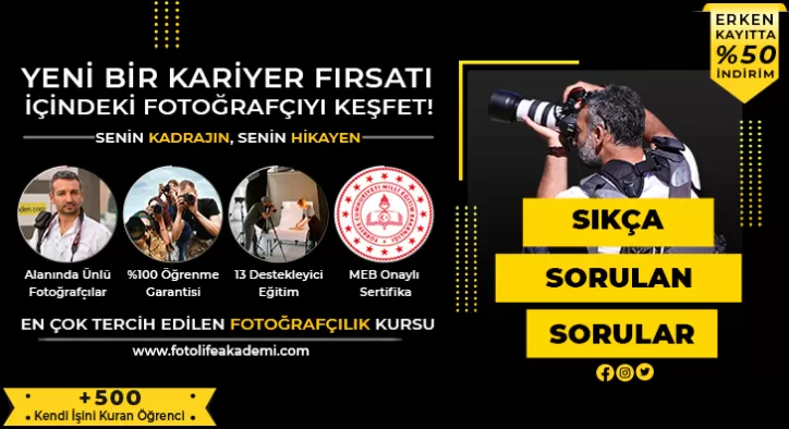 Foto Life Akademi Fotoğrafçılık Kariyeri ve Stüdyo Açma İle İlgili En Çok Sorulan Sorular